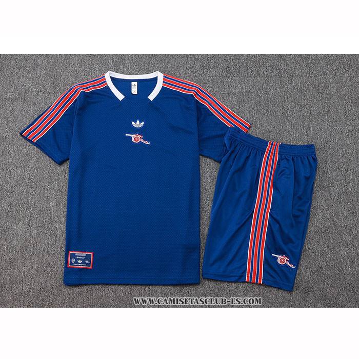 Chandal del Arsenal 25-26 Manga Corta Azul - Pantalon Corto